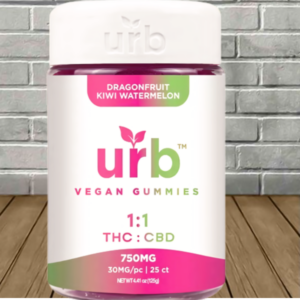 Urb 1:1 Delta 9 THC + CBD Gummies 750mg - Image 3
