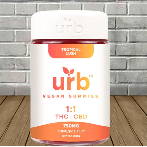 Urb 1:1 Delta 9 THC + CBD Gummies 750mg - Image 2