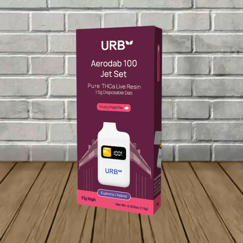 Urb Aerodab 100 Jet Set THCa Live Resin Disposable Dab 1.5g - Image 3