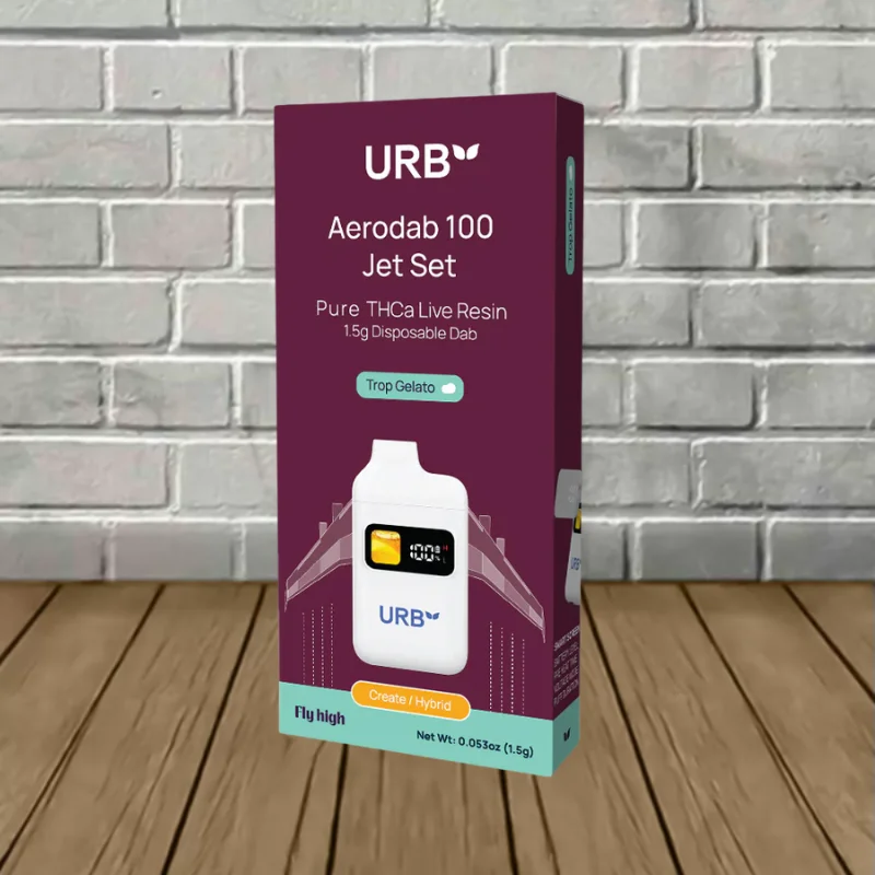 Urb Aerodab 100 Jet Set THCa Live Resin Disposable Dab 1.5g - Image 4