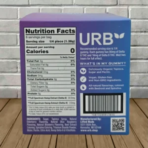 Urb D8 | D9 Live Resin Gummies 200mg – 2ct - Image 9