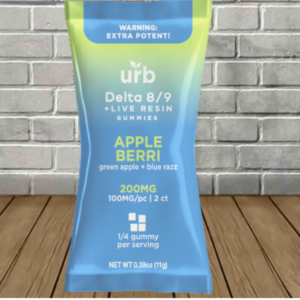 Alternative view of Urb D8 | D9 Live Resin Gummies 200mg – 2ct