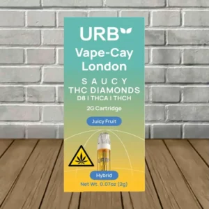 Urb Saucy THC Diamonds Vape Cartridge 2.2ml — DISCONTINUED - Image 9