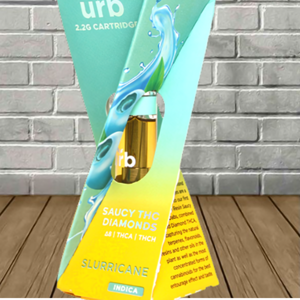 Urb Saucy THC Diamonds Vape Cartridge 2.2ml — DISCONTINUED - Image 5