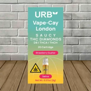 Urb Saucy THC Diamonds Vape Cartridge 2.2ml — DISCONTINUED - Image 12