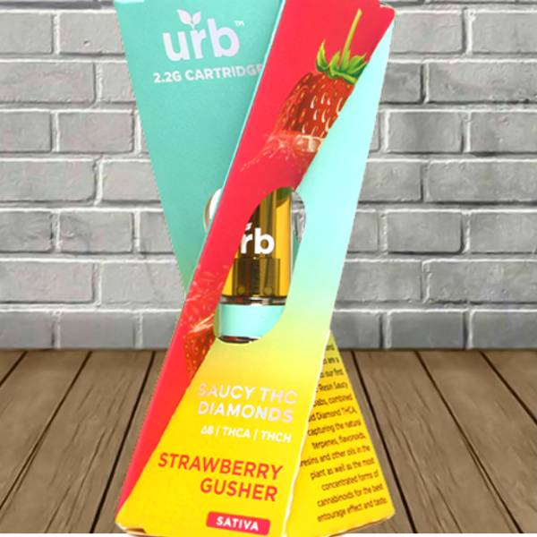 Urb Saucy THC Diamonds Vape Cartridge 2.2ml — DISCONTINUED - Image 6