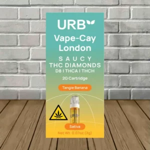 Urb Saucy THC Diamonds Vape Cartridge 2.2ml — DISCONTINUED - Image 8