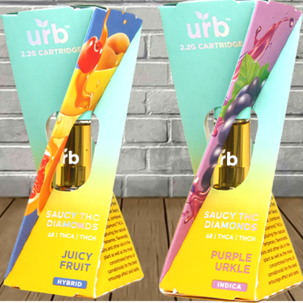 Urb Saucy THC Diamonds Vape Cartridge 2.2ml — DISCONTINUED