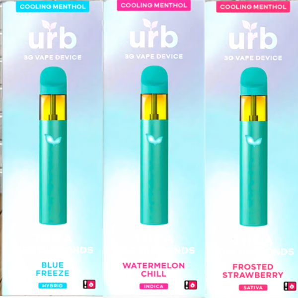 Urb THCa Iced Diamonds Disposable 3ml — DISCONTINUED