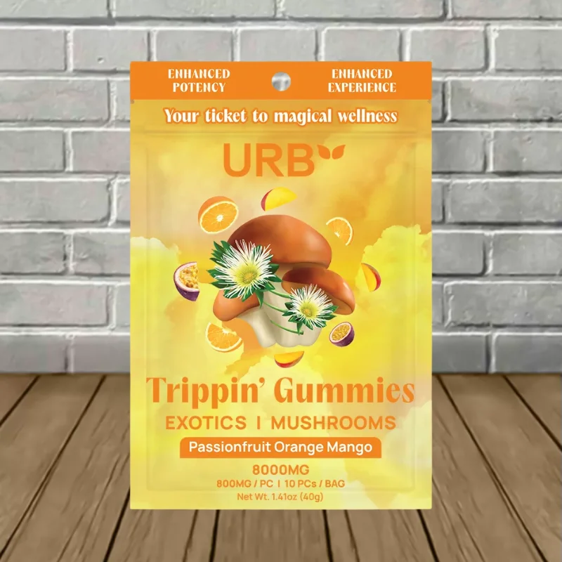 Urb Trippin Gummies Exotics | Mushrooms 8000mg - Image 7