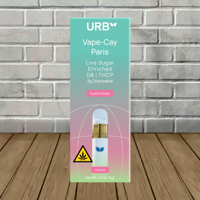 Urb Vape-Cay Paris THCp Live Sugar Disposable 3g - Image 2