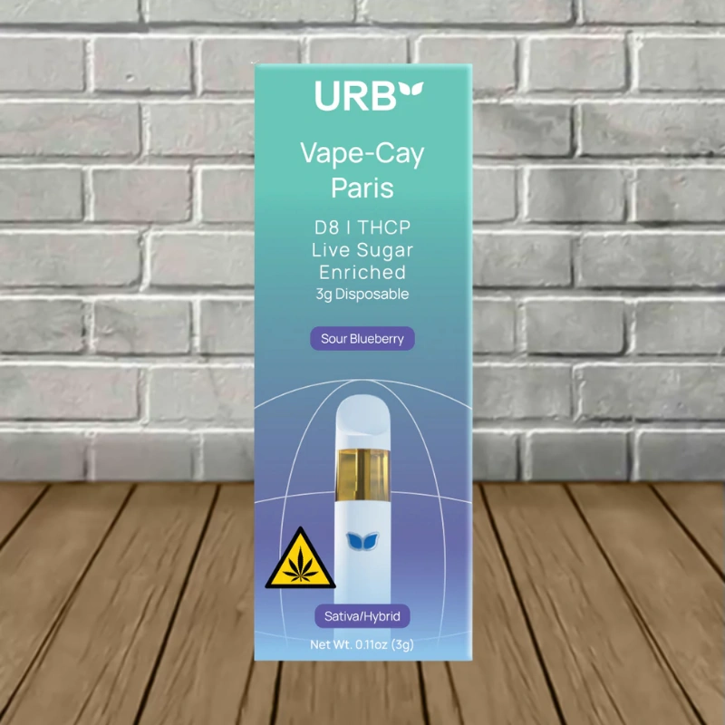 Urb Vape-Cay Paris THCp Live Sugar Disposable 3g - Image 4