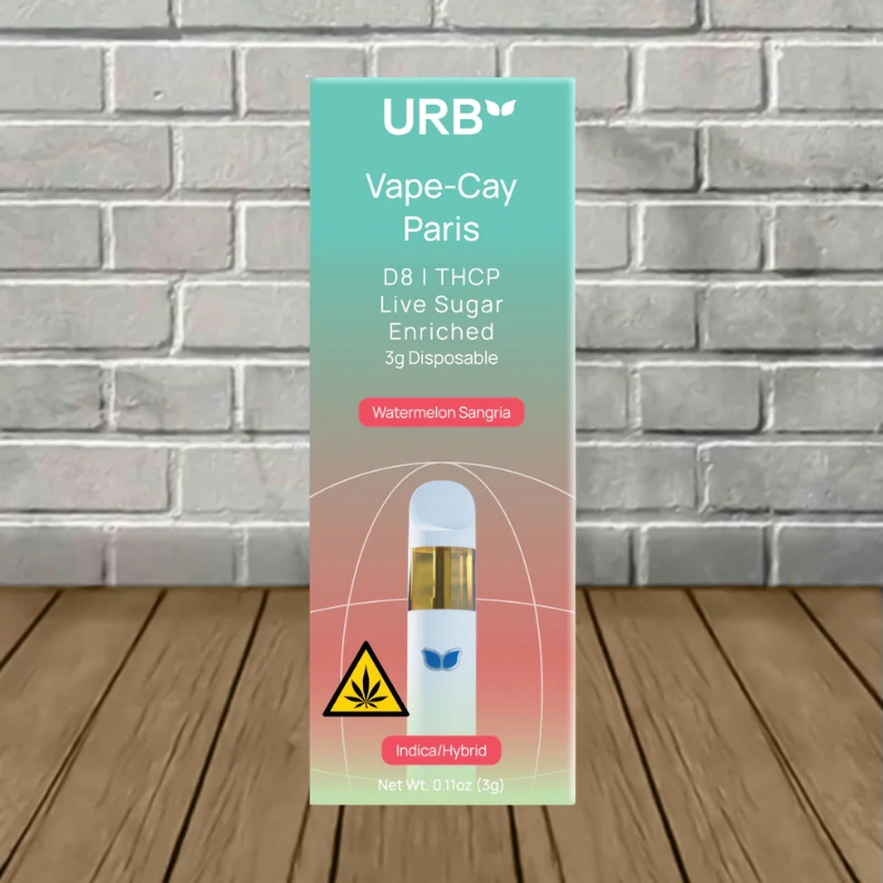 Urb Vape-Cay Paris THCp Live Sugar Disposable 3g