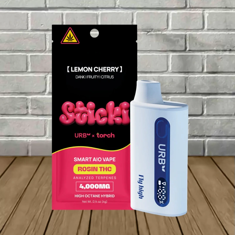 Sticki Urb X Torch Smart AIO Rosin THC Vape 4000mg - Image 2