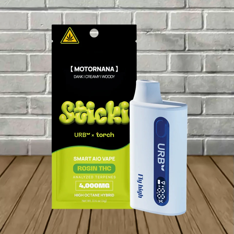 Sticki Urb X Torch Smart AIO Rosin THC Vape 4000mg - Image 3