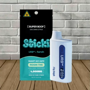 Sticki Urb X Torch Smart AIO Rosin THC Vape 4000mg - Image 5