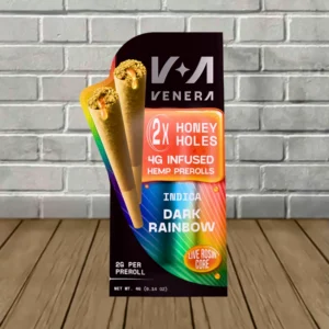 Venera Honey Holes Live Rosin Core THCa Prerolls 2x2g