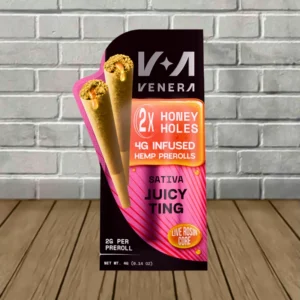Venera Honey Holes Live Rosin Core THCa Prerolls 2x2g - Image 4
