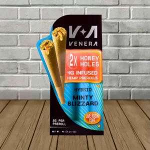 Venera Honey Holes Live Rosin Core THCa Prerolls 2x2g - Image 6