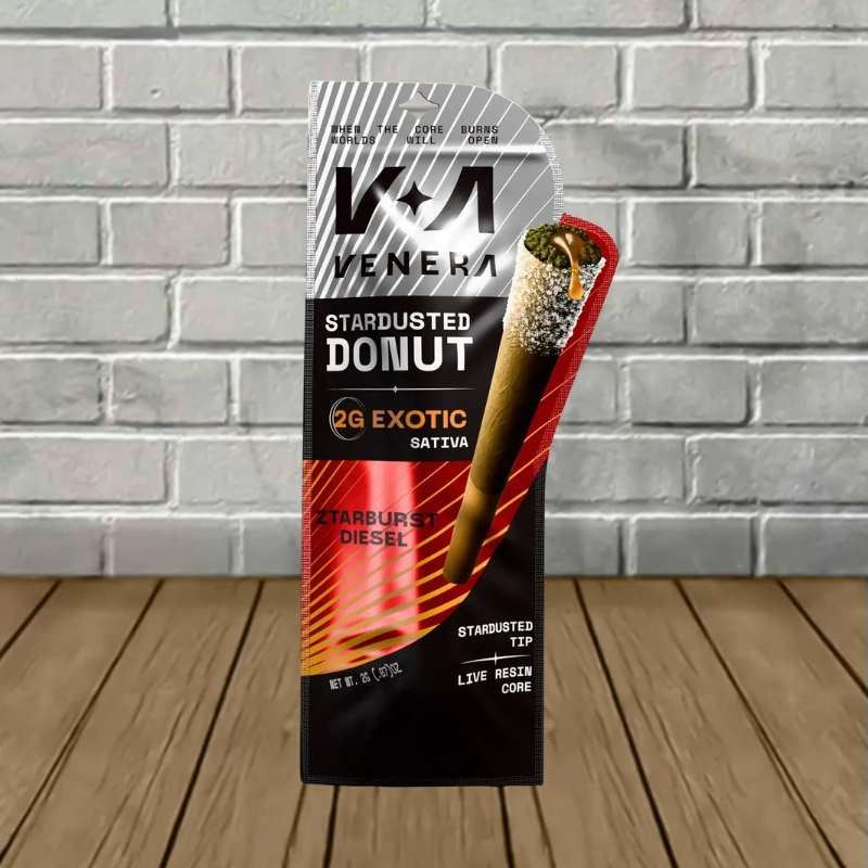 Venera Stardusted Donut THCp Preroll Exotic Blend 2g - Image 5