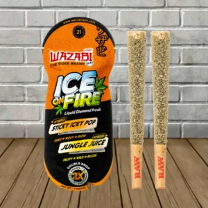 Wazabi Exotics Ice on Fire THCp Liquid Diamond Prerolls 4g - Image 6