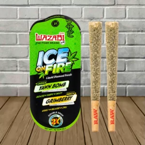 Wazabi Exotics Ice on Fire THCp Liquid Diamond Prerolls 4g