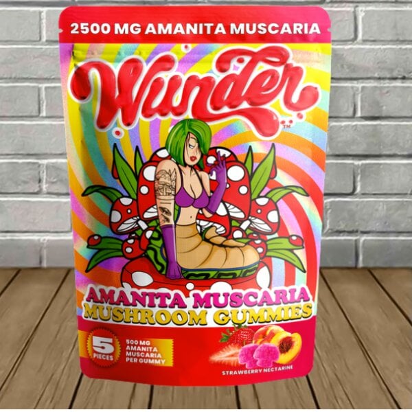 Wunder Amanita Muscaria Mushroom Gummies 2500mg