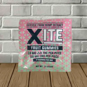 Alternative view of Xite Delta 9 THC 2-Pack Fruit Gummies 1:5