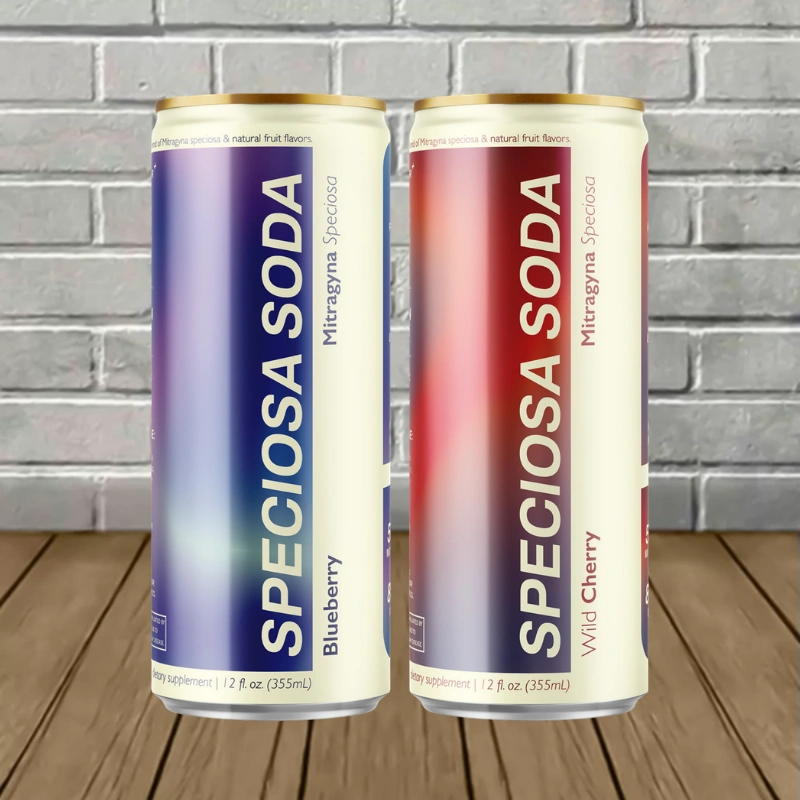 Zion Herbals MIT Speciosa Kratom 55mg + Caffeine 80mg Soda - Image 4