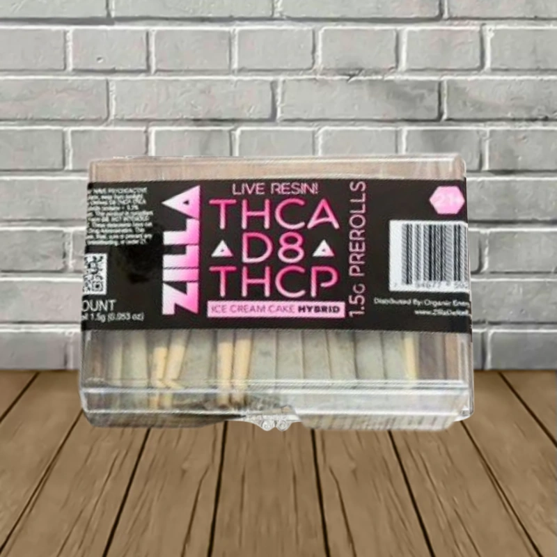 Zilla THCa | D8 | THCp 50ct Party Pack Prerolls — DISCONTINUED - Image 3