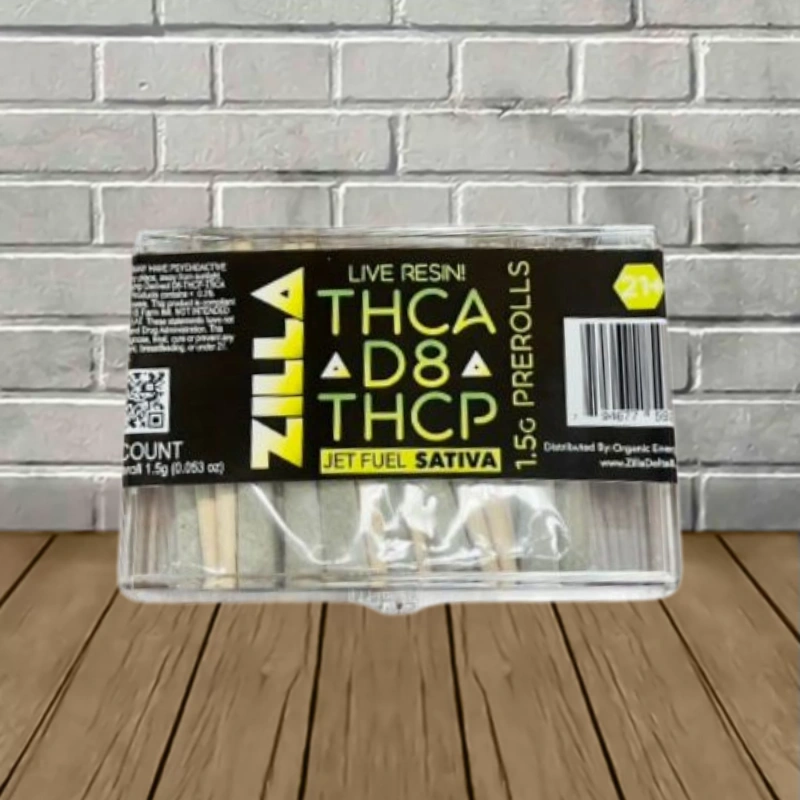 Zilla THCa | D8 | THCp 50ct Party Pack Prerolls — DISCONTINUED - Image 4