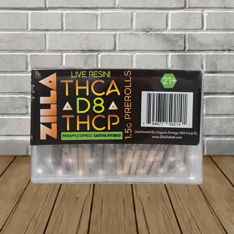 Zilla THCa | D8 | THCp 50ct Party Pack Prerolls — DISCONTINUED - Image 6