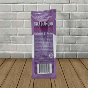 Alternative view of Zilla THCa Diamond Prerolls 3ct