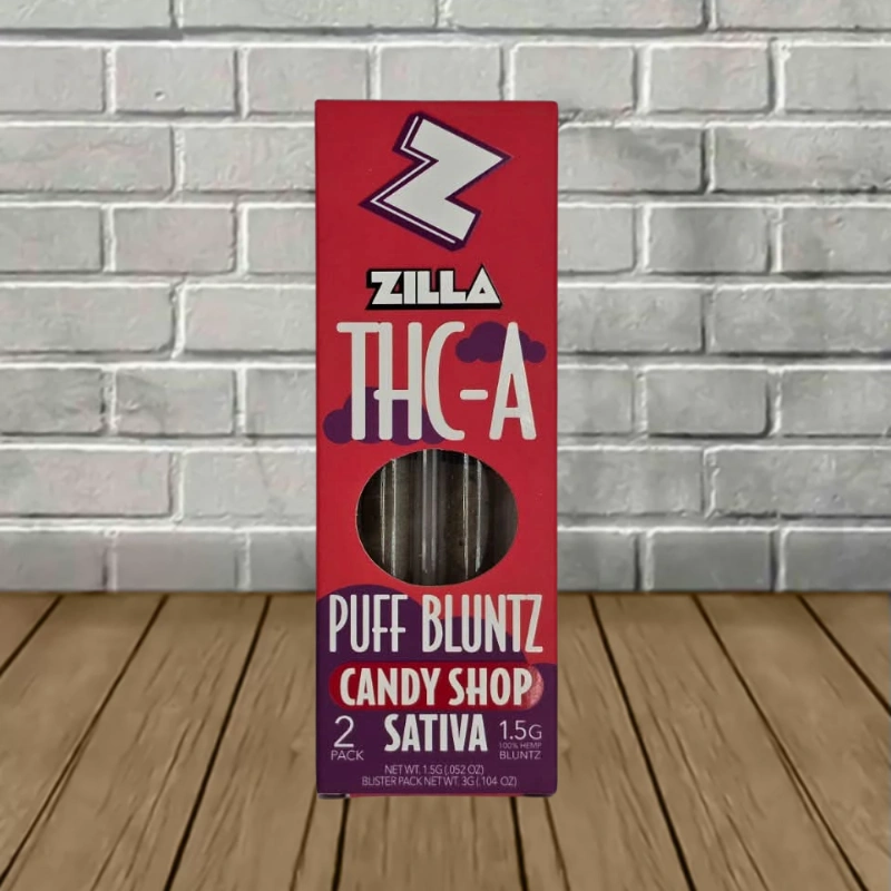 Zilla THCa Puff Bluntz Prerolls 3g - Image 2