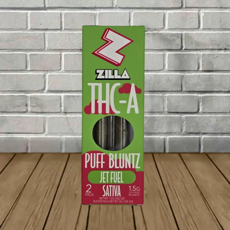 Zilla THCa Puff Bluntz Prerolls 3g - Image 6