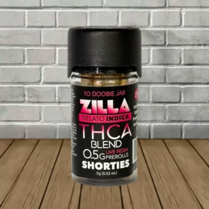 Alternative view of Zilla THCa Shorties Prerolls 0.5g | 10ct Jar
