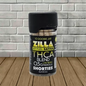 Zilla THCa Shorties Prerolls 0.5g | 10ct Jar - Image 8