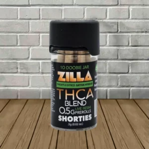 Zilla THCa Shorties Prerolls 0.5g | 10ct Jar - Image 6