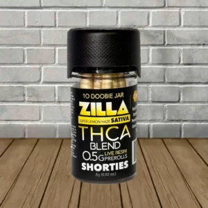 Zilla THCa Shorties Prerolls 0.5g | 10ct Jar