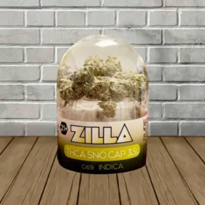 Alternative view of Zilla THCa Sno Cap Flower 3.5g