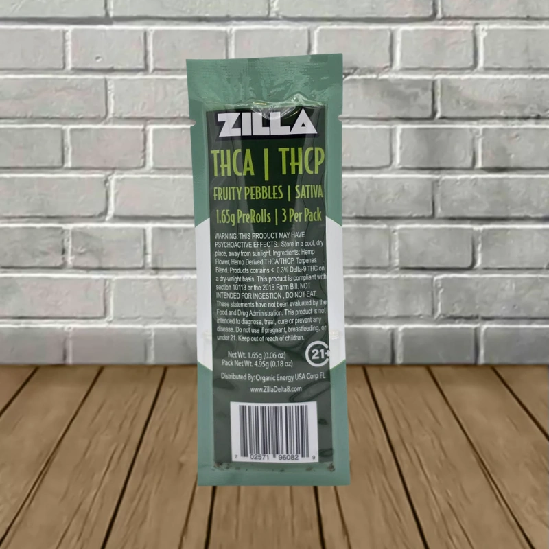 Zilla THCa | THCp Prerolls 3ct - Image 6