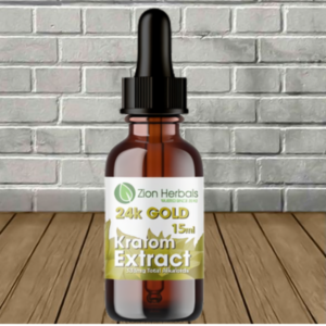 Zion Herbals 24K Gold Liquid Kratom Extract 15ml
