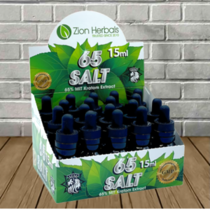 Zion Herbals 65 Salt 65% Liquid Kratom Extract 15ml - Image 3