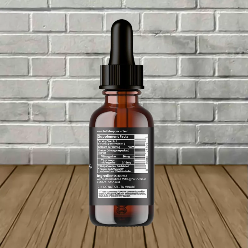 Zion Herbals Lucky 90 90% Liquid Kratom Extract 15ml - Image 2
