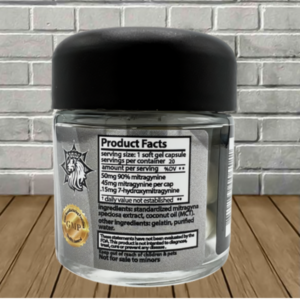 Zion Herbals Platinum90 90% Kratom Extract Soft Gels 20ct - Image 3