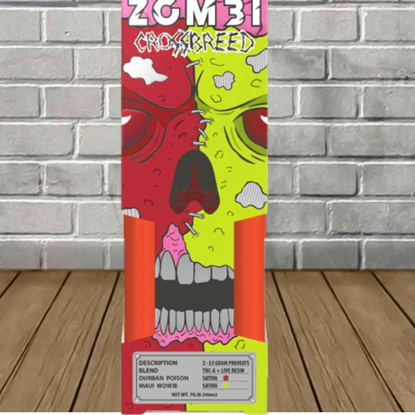 Zombi Crossbreed Juggernaut Live Resin THCa Duo Disposable 7g — DISCONTINUED - Image 3