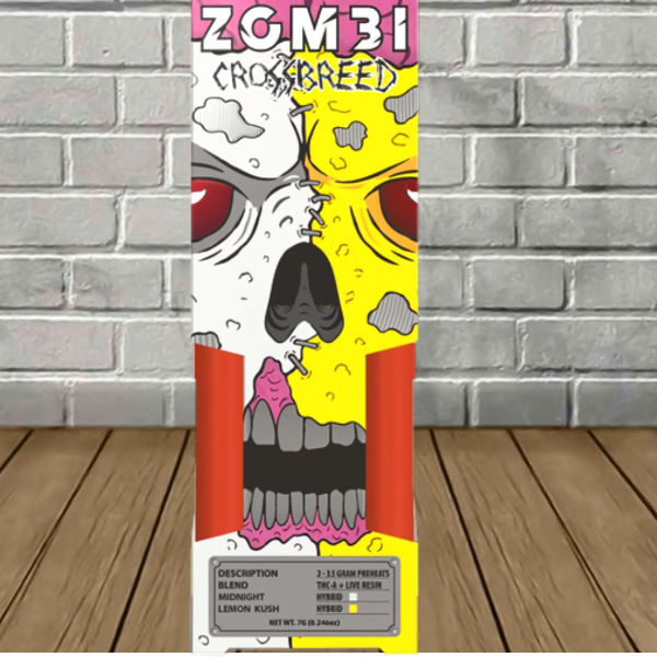 Zombi Crossbreed Juggernaut Live Resin THCa Duo Disposable 7g — DISCONTINUED - Image 2