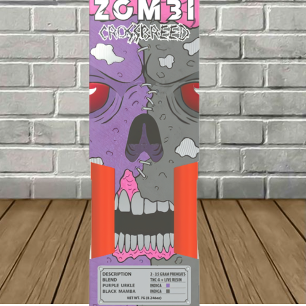 Zombi Crossbreed Juggernaut Live Resin THCa Duo Disposable 7g — DISCONTINUED - Image 4