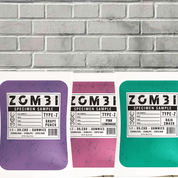 Zombi Specimen Type-Z Delta 9 Gummies 500mg — DISCONTINUED