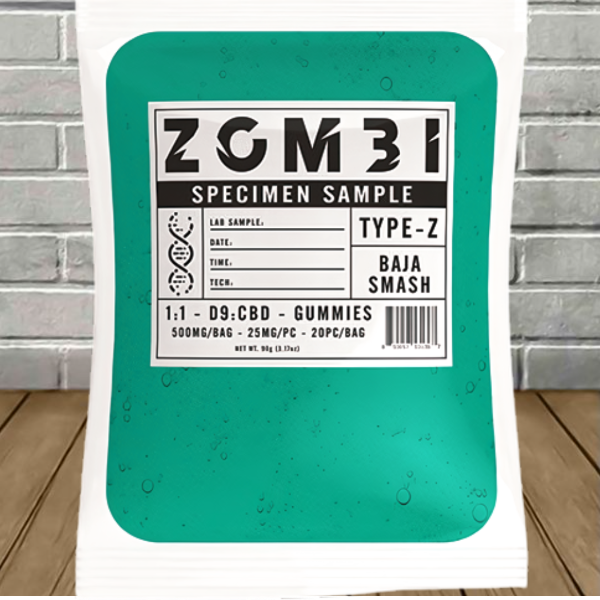 Zombi Specimen Type-Z Delta 9 Gummies 500mg — DISCONTINUED - Image 3
